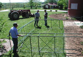 Installing the arbor