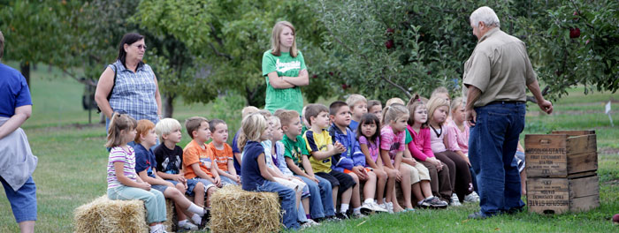 Children on a farm